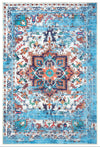 GLN Rugs Narli - Machine Washable Area Rug - Turkish Blue Home Rugs