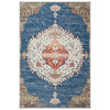 GLN Rugs Anatolium - Machine Washable Area Rug - Turkish Blue Home Rugs