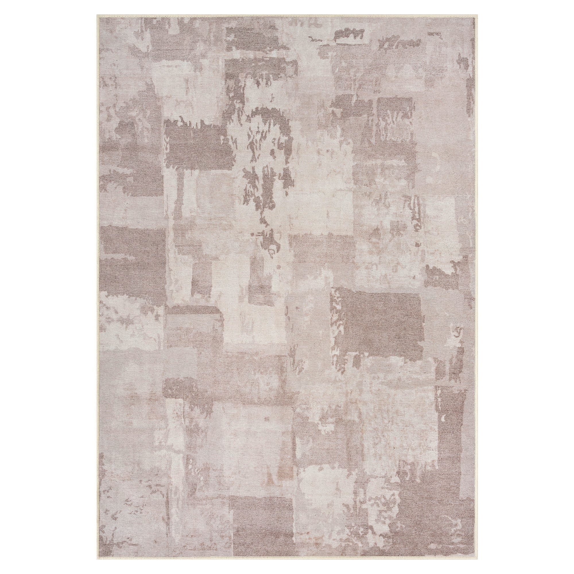 GLN Rugs Troy - Machine Washable Area Rug - Turkish Beige Home Rugs