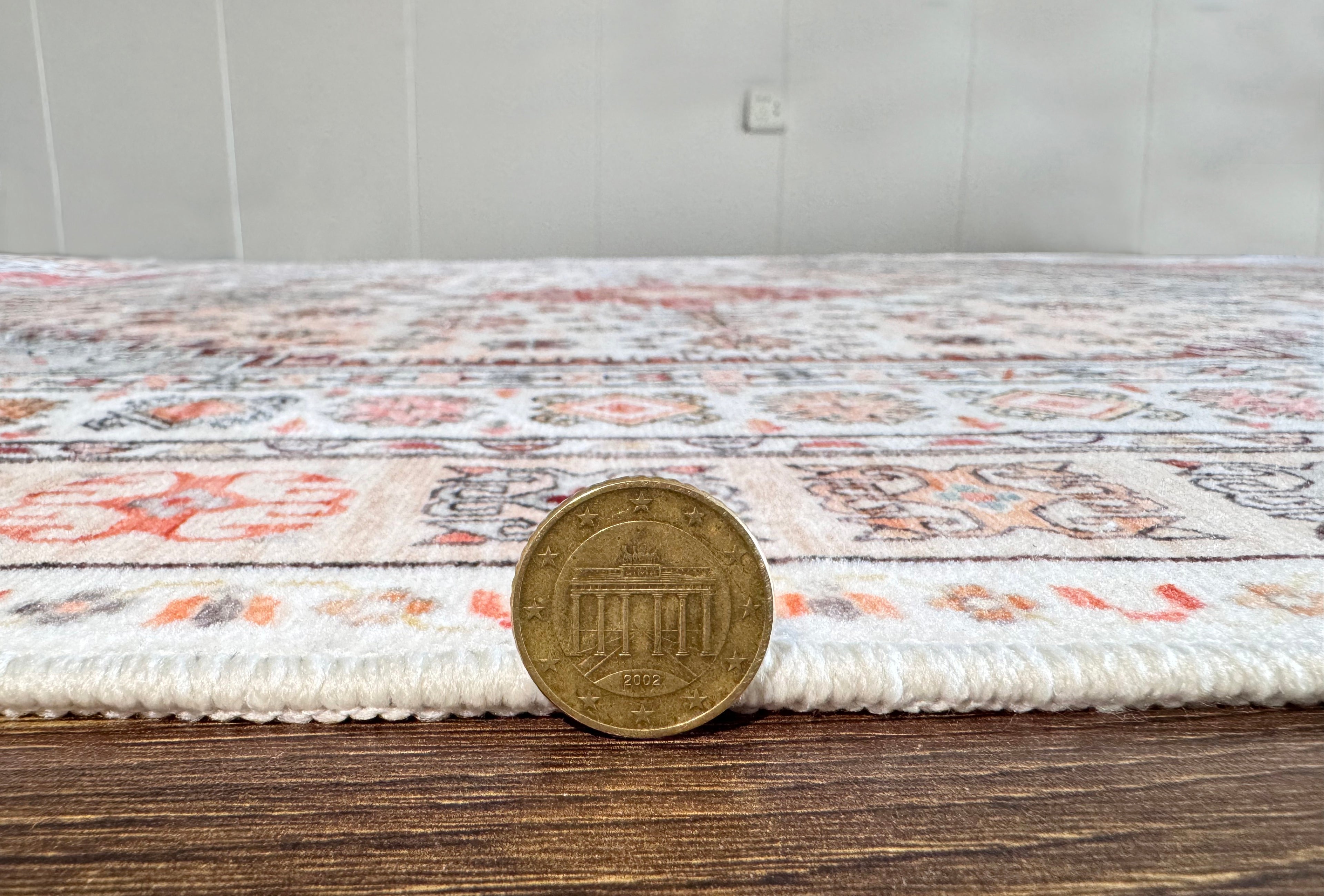 GLN Rugs Tyana - Machine Washable Area Rug - Cream/Terra Home Rug