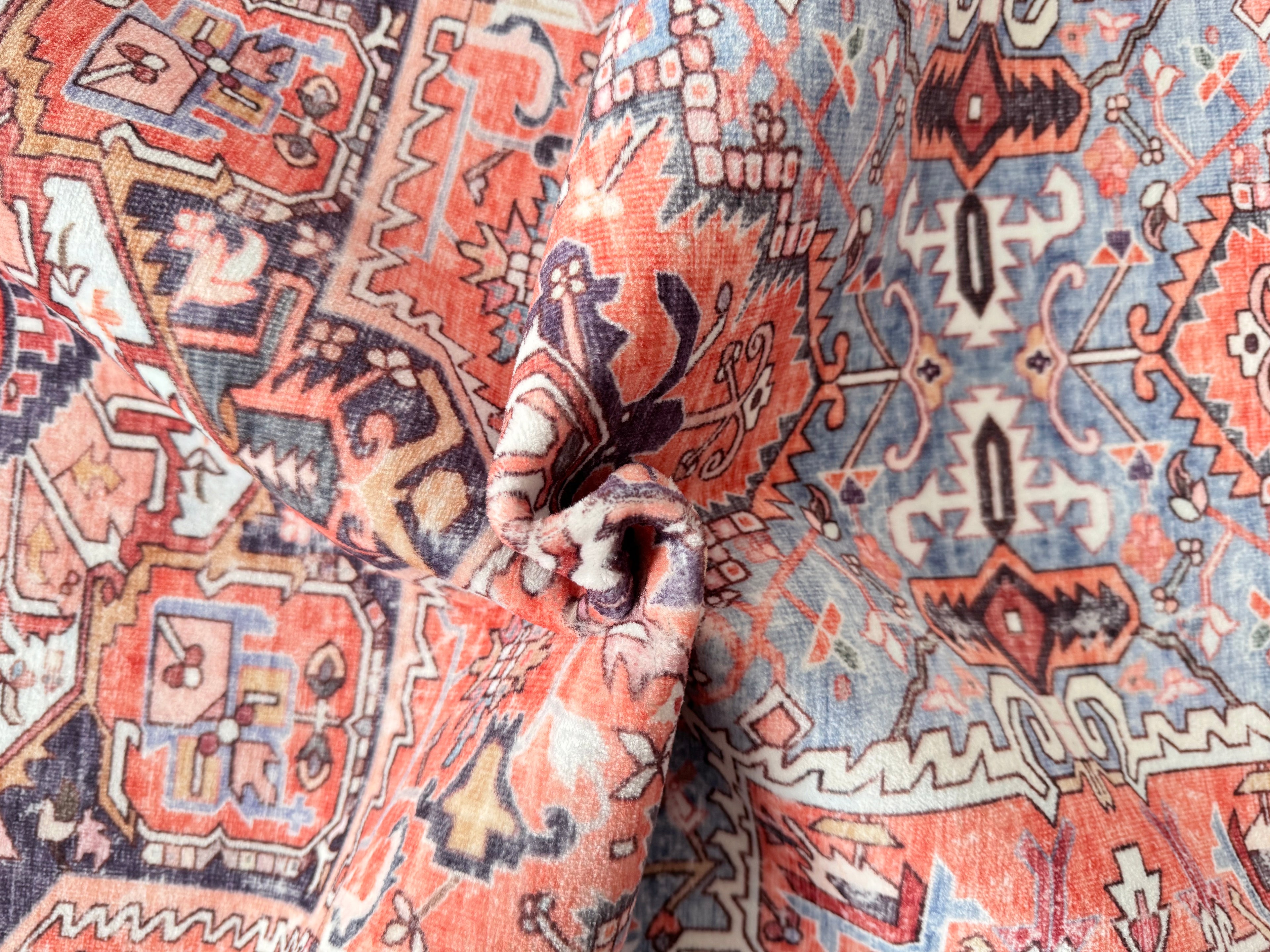 GLN Rugs Heliopolis - Machine Washable Area Rug - Terra-Black/Multicolor Home Rug