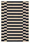 GLN Rugs Bodrum - Machine Washable Area Rug - Navy/Beige Home Rug