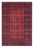 GLN Rugs Arcadia - Machine Washable Area Rug - Dark Red Home Rug