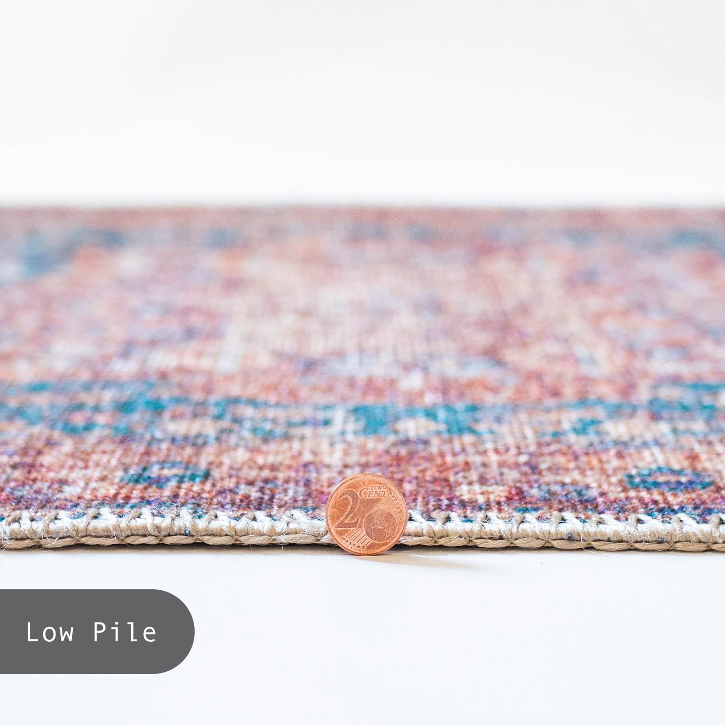 GLN Rugs Sumela - Machine Washable Area Rug - Terra/Green Home Rug