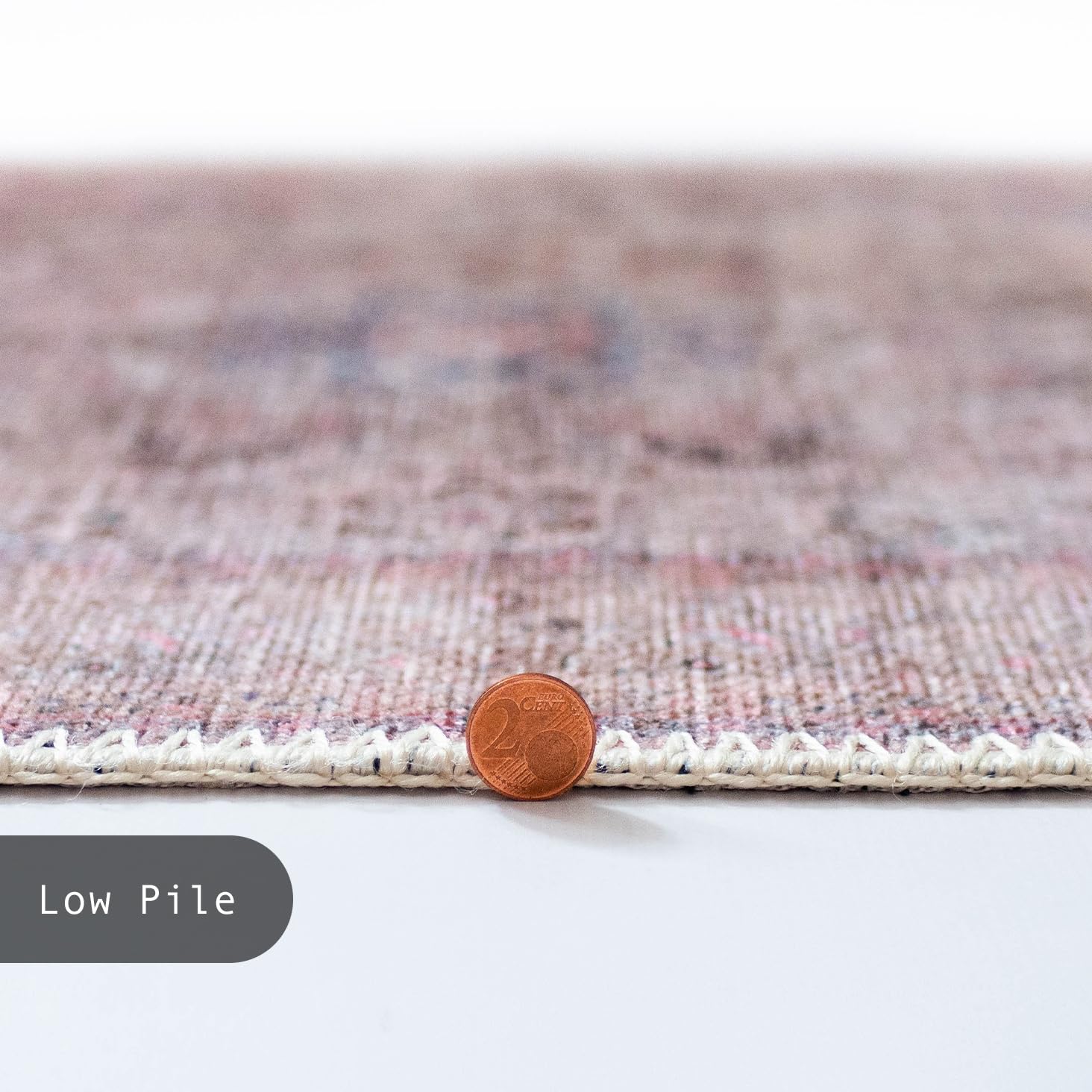 GLN Rugs Tiriala - Machine Washable Area Rug - Multi/Pink Home Rug