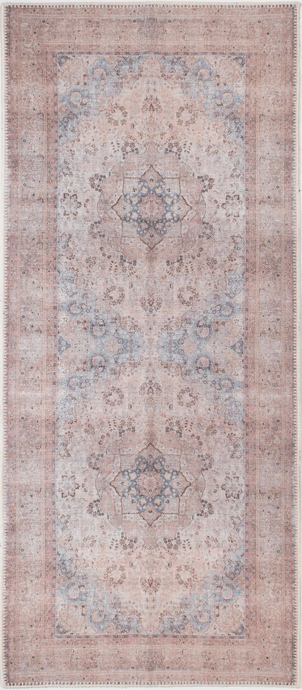GLN Rugs Tiriala - Machine Washable Area Rug - Multi/Pink Home Rug