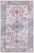 GLN Rugs Myra - Machine Washable Area Rug - Multi/Cream Home Rug