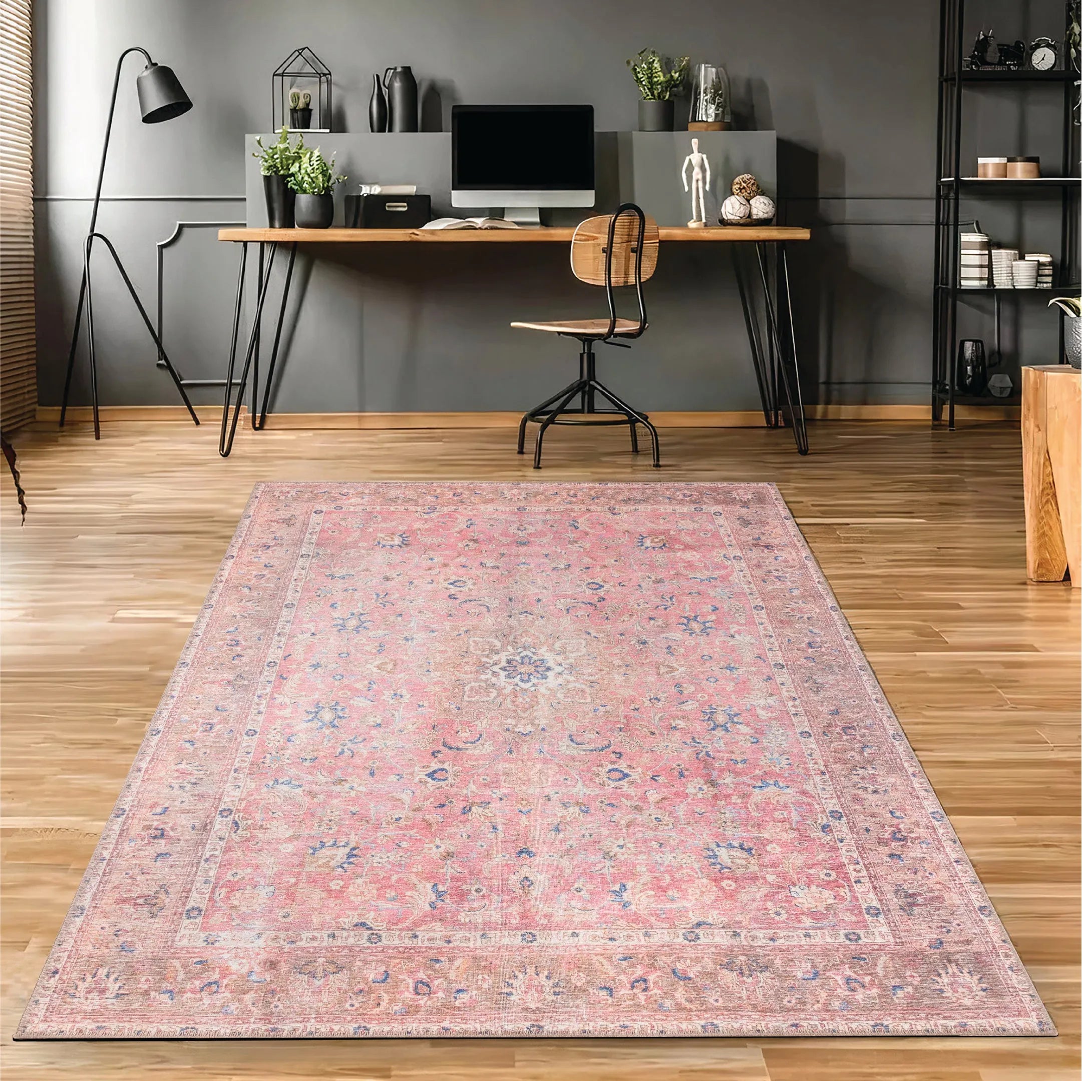 CAMELOT Nano Technology Rug (Coral/Multicolor)