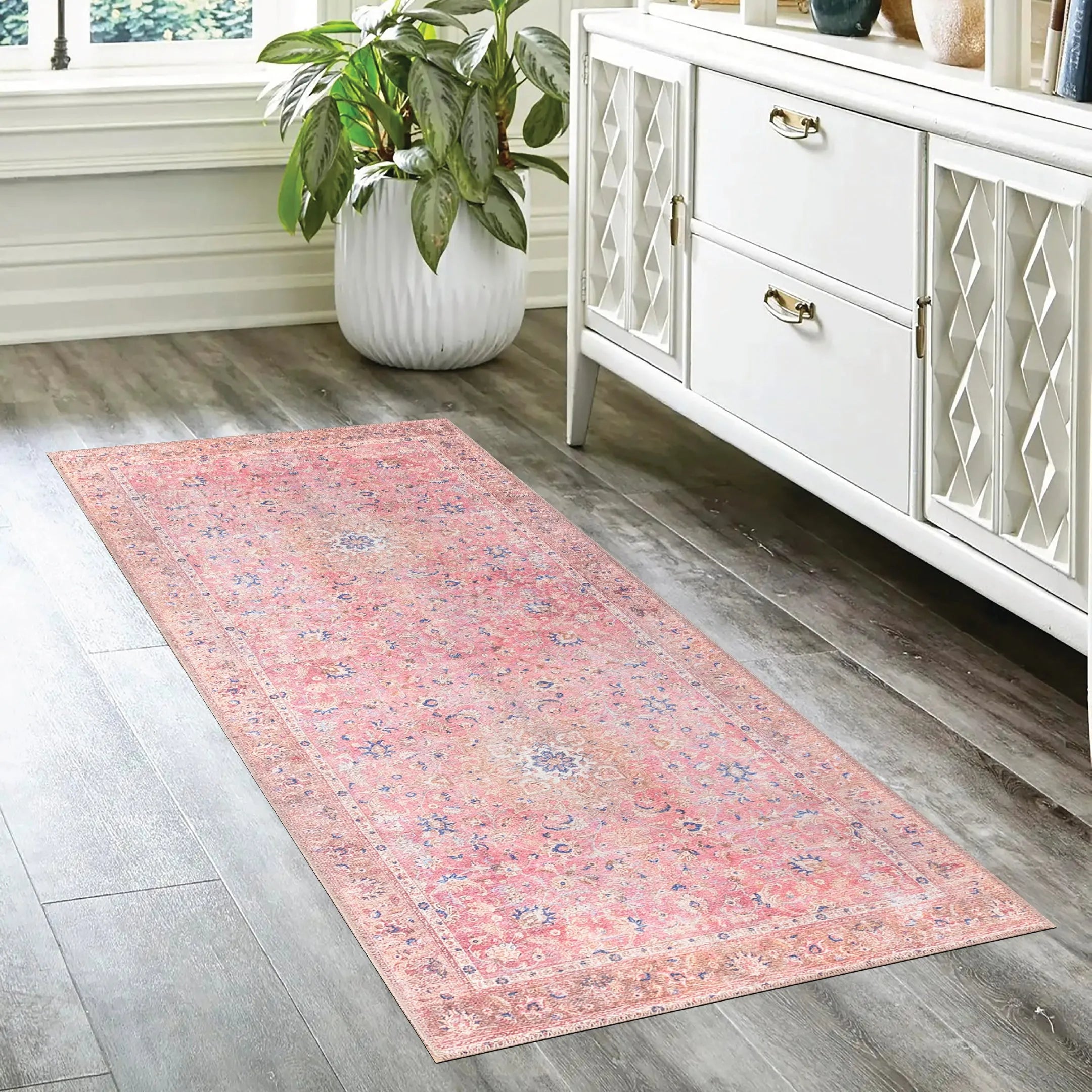 CAMELOT Nano Technology Rug (Coral/Multicolor)