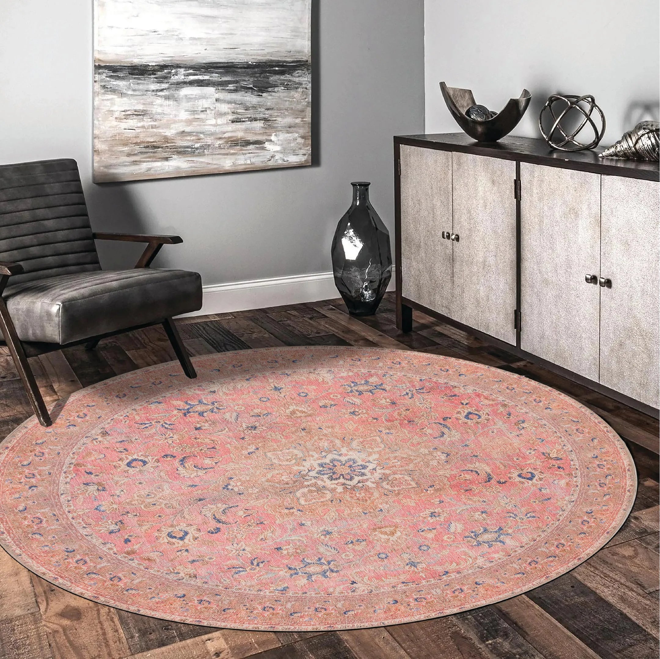 CAMELOT Nano Technology Rug (Coral/Multicolor)