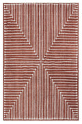 GLN Rugs Knidos - Machine Washable Area Rug - Beige/Orange Home Rug