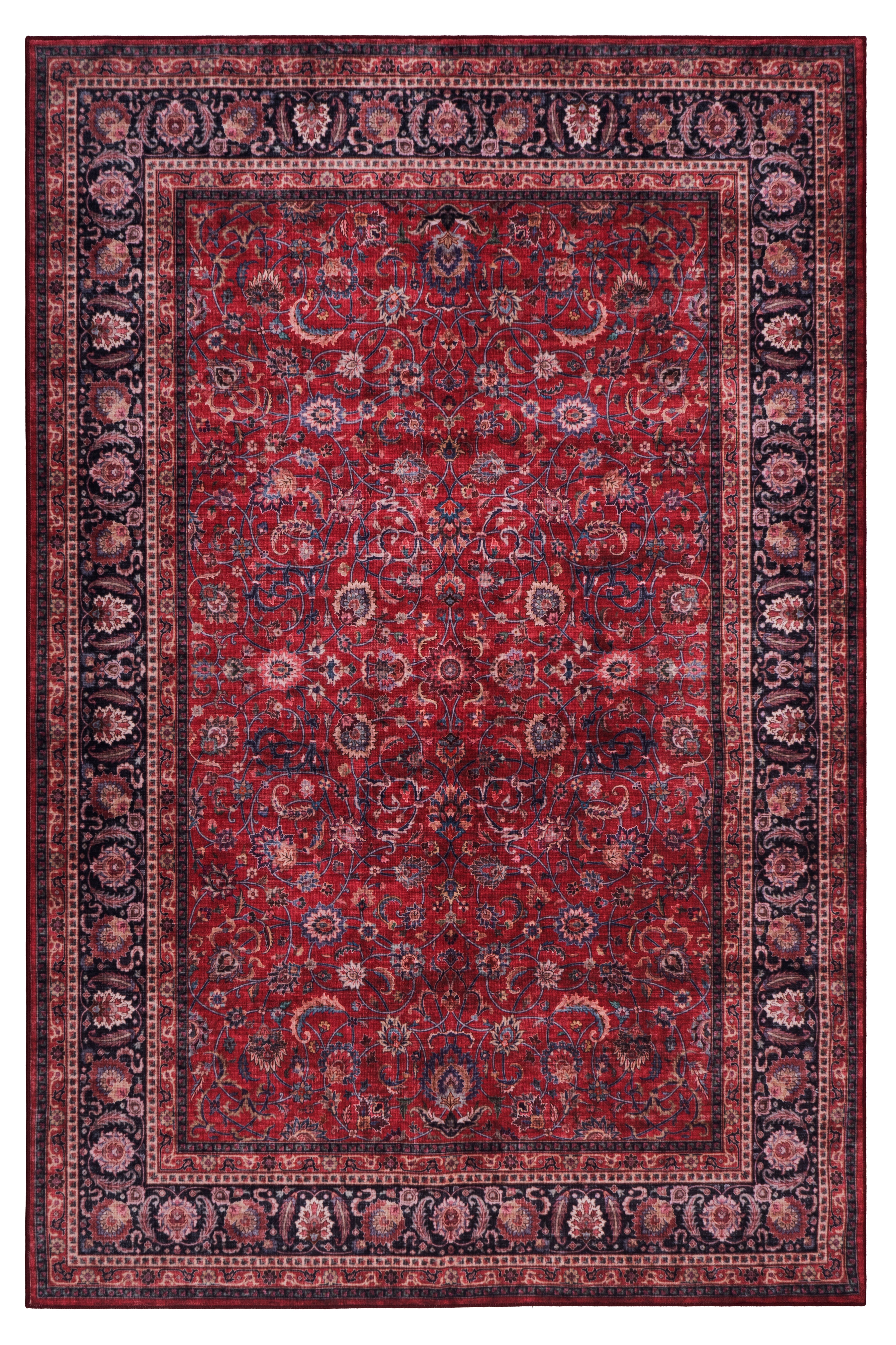 /products/gln-rugs-yildiz-machine-washable-area-rug-dark-red-home-rug