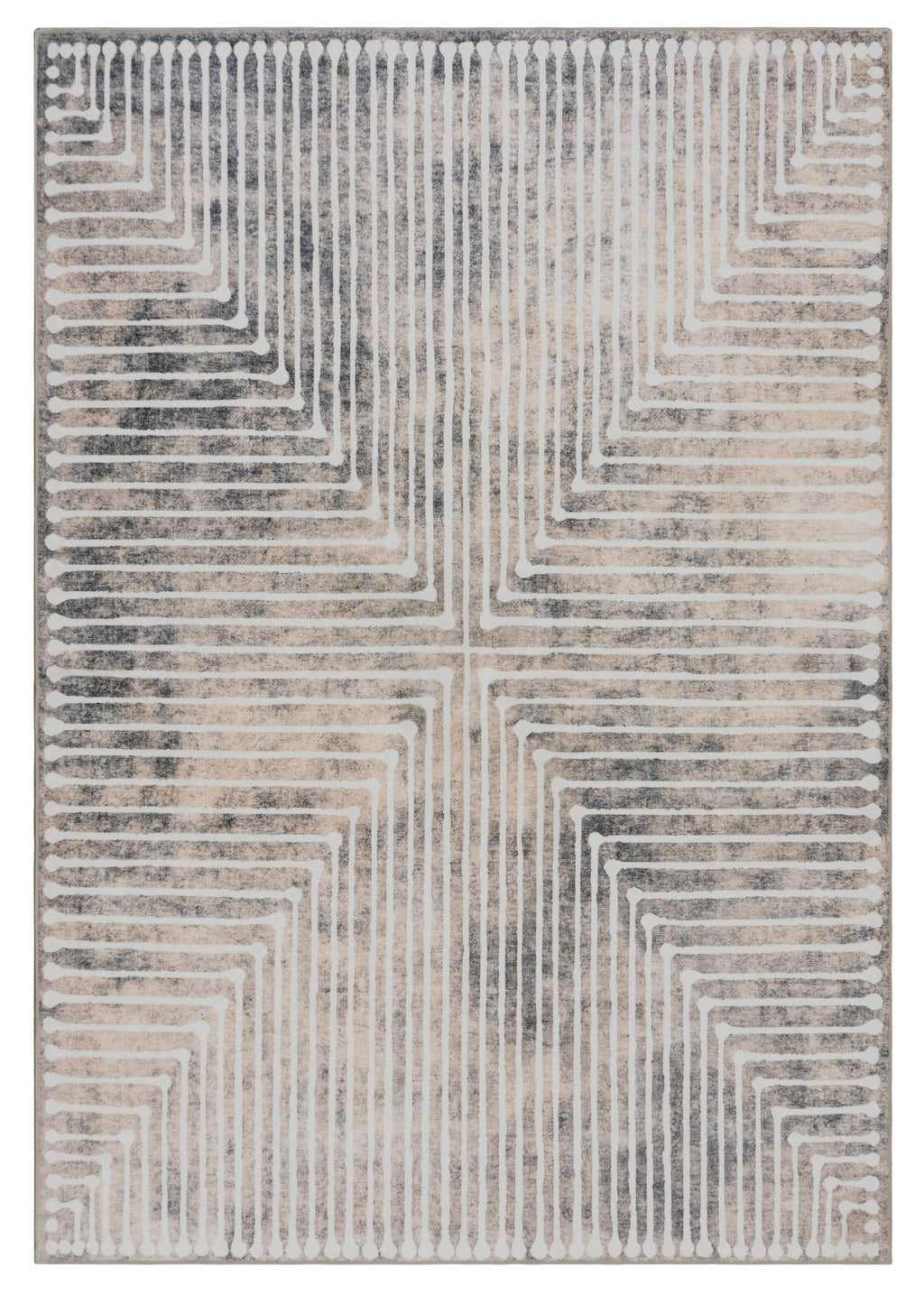 GLN Rugs Ephesus - Machine Washable Area Rug - Turkish Beige/Gray Home Rugs