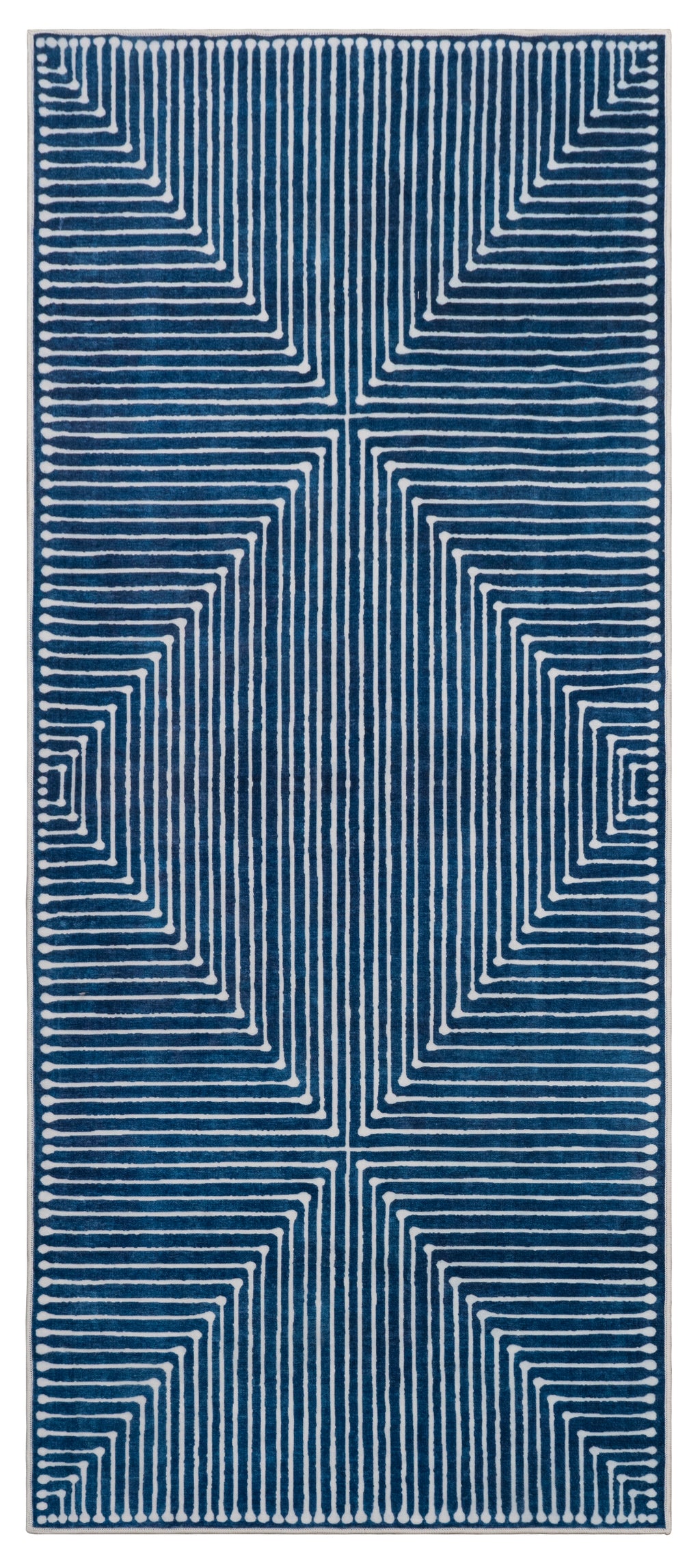 GLN Rugs Assos - Machine Washable Area Rug - Turkish Blue Home Rugs