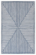 GLN Rugs Teos - Machine Washable Area Rug - Blue/Ivory Home Rug
