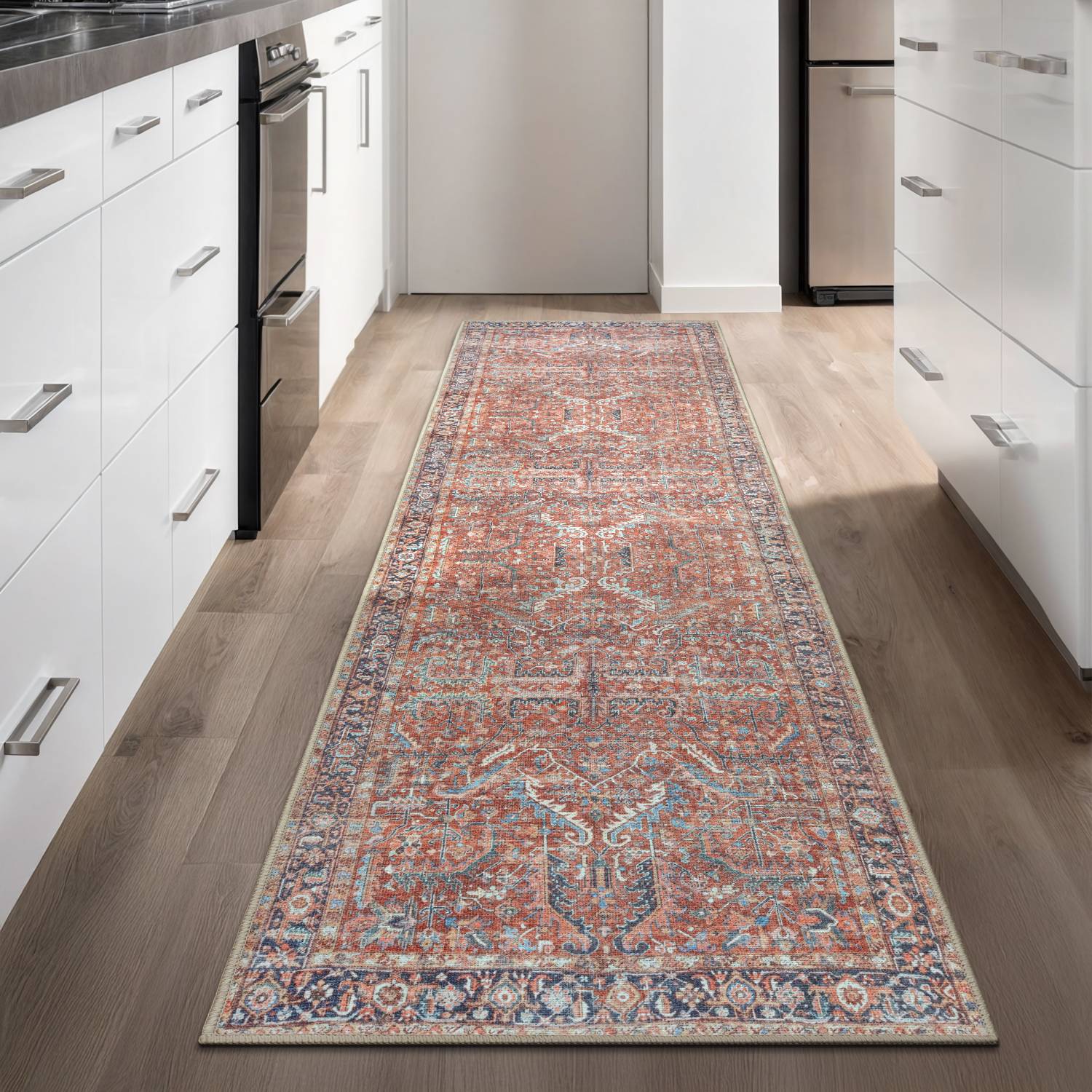 GLN Rugs Babylon - Machine Washable Area Rug - Turkish Terra Home Rugs