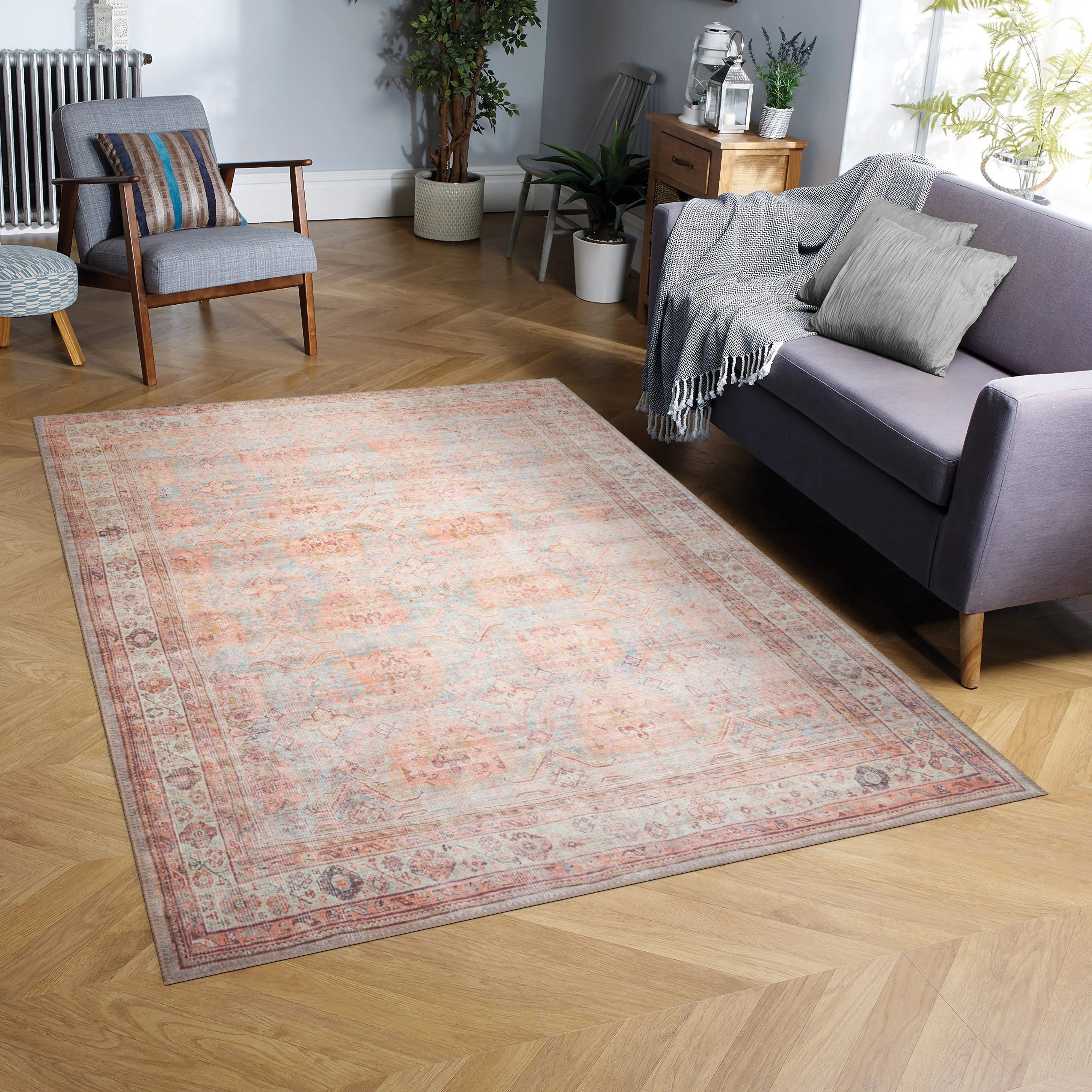 HATTUSA Nano Technology Rug (Terra/Multicolor)