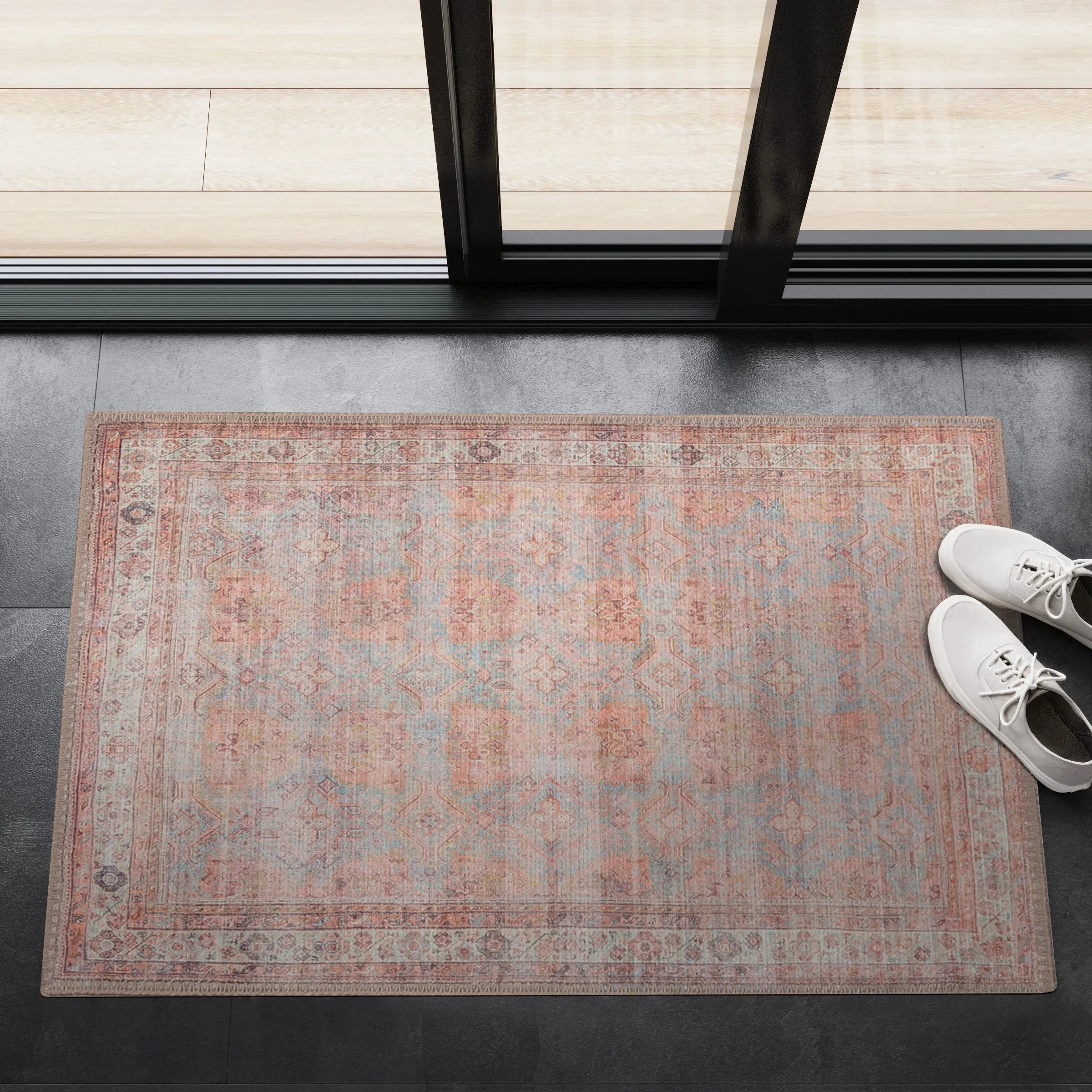 HATTUSA Nano Technology Rug (Terra/Multicolor)