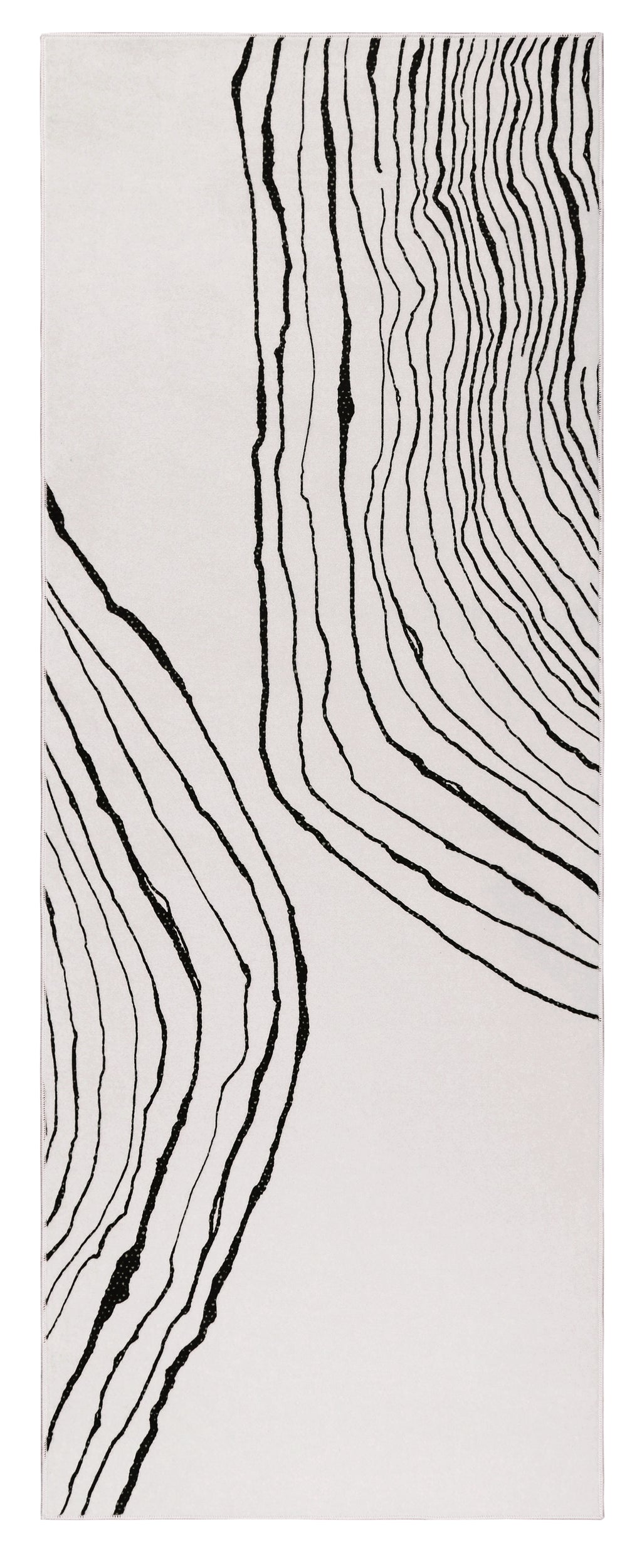 GLN Rugs Thassos - Machine Washable Area Rug - Beige/Black Home Rug