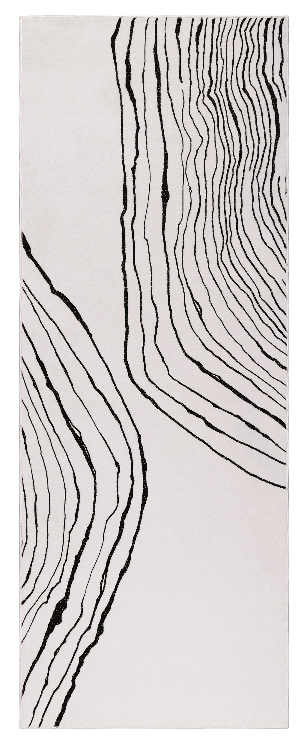 GLN Rugs Thassos - Machine Washable Area Rug - Beige/Black Home Rug