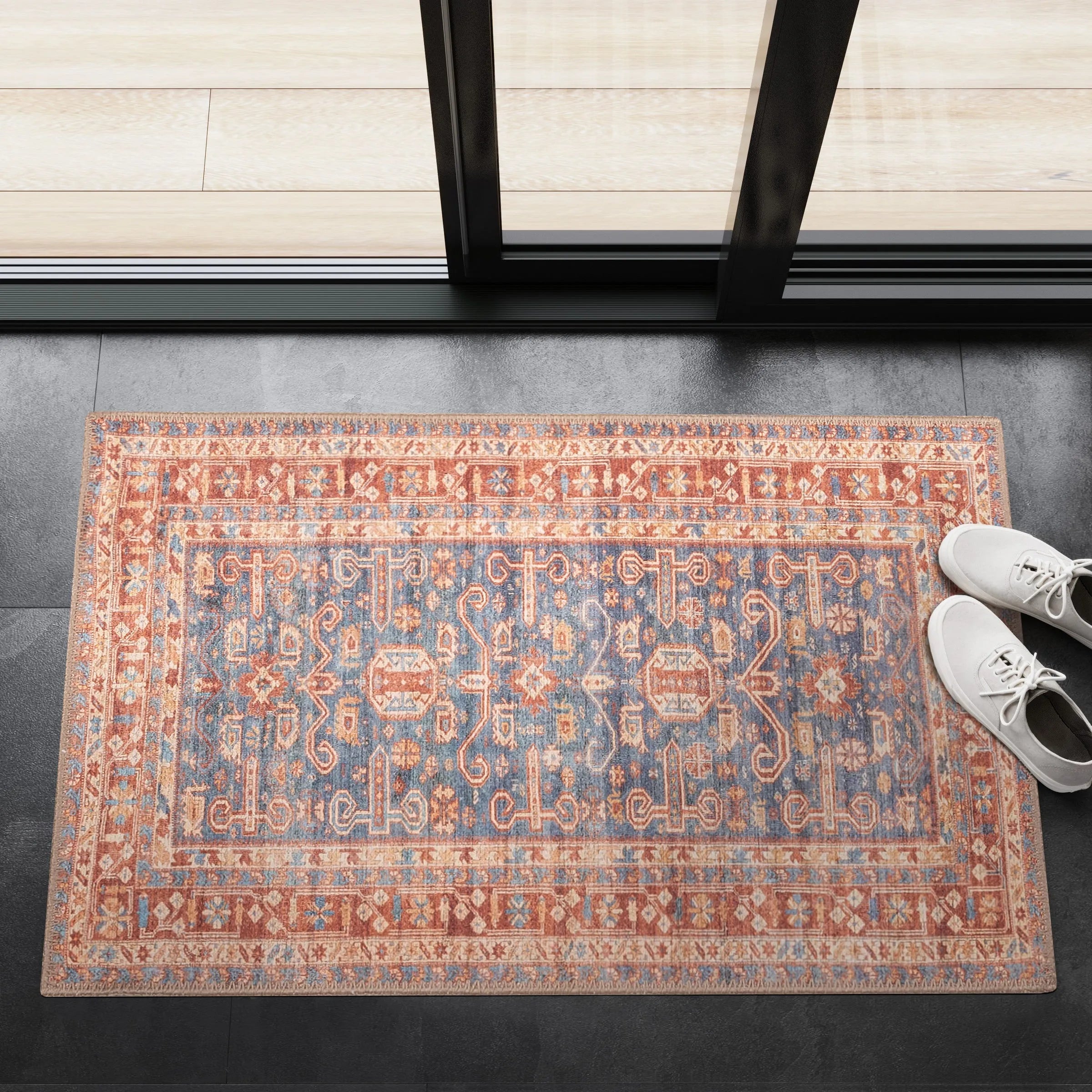 JERUSALEM Nano Technology Rug (Terra/Multicolor)