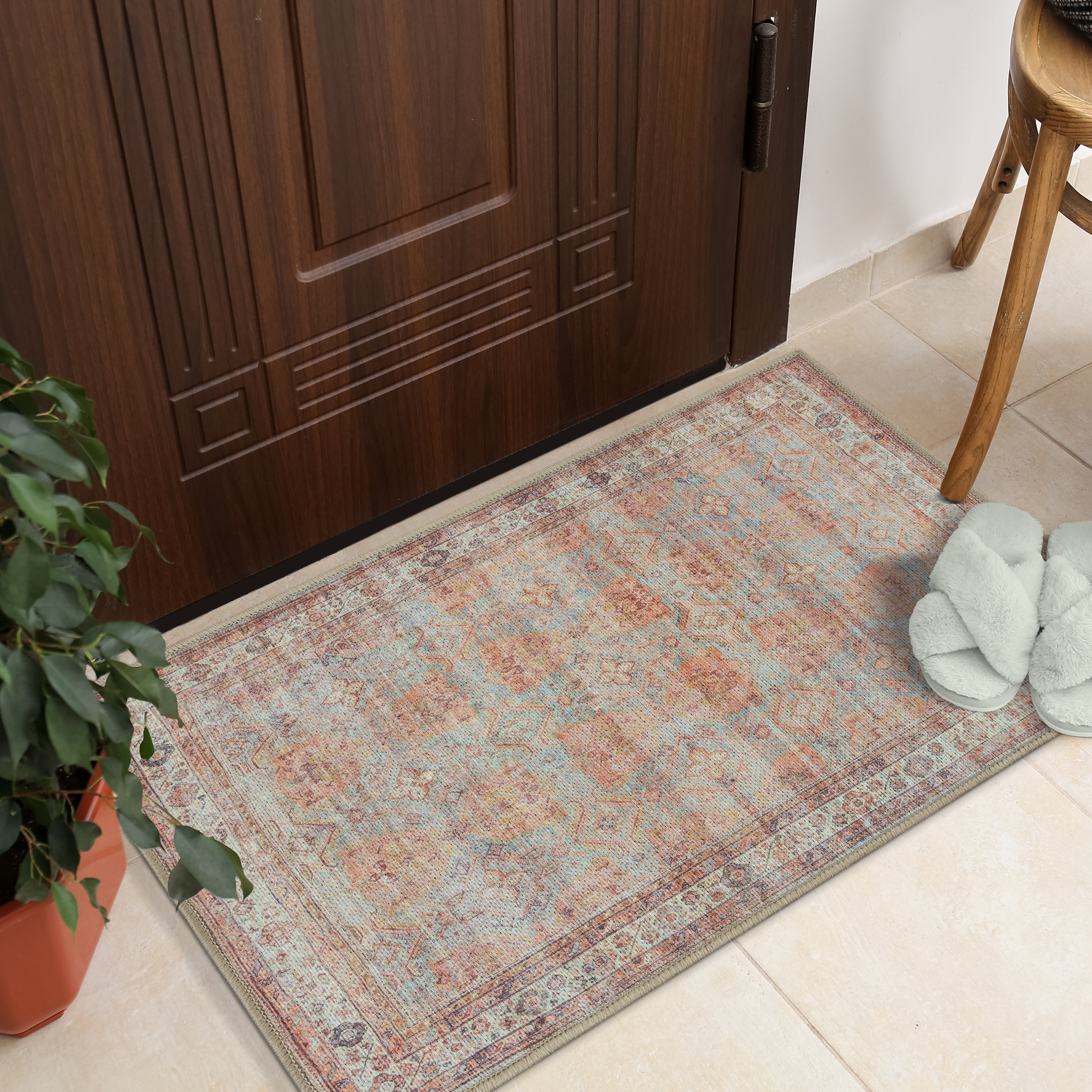 GLN Rugs Hattusa - Machine Washable Area Rug - Turkish Terra Home Rugs