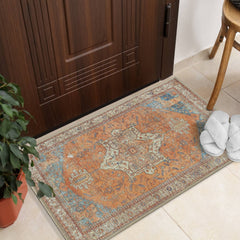 GLN Rugs Petra - Machine Washable Area Rug - Turkish Terra Home Rugs ikinci resim