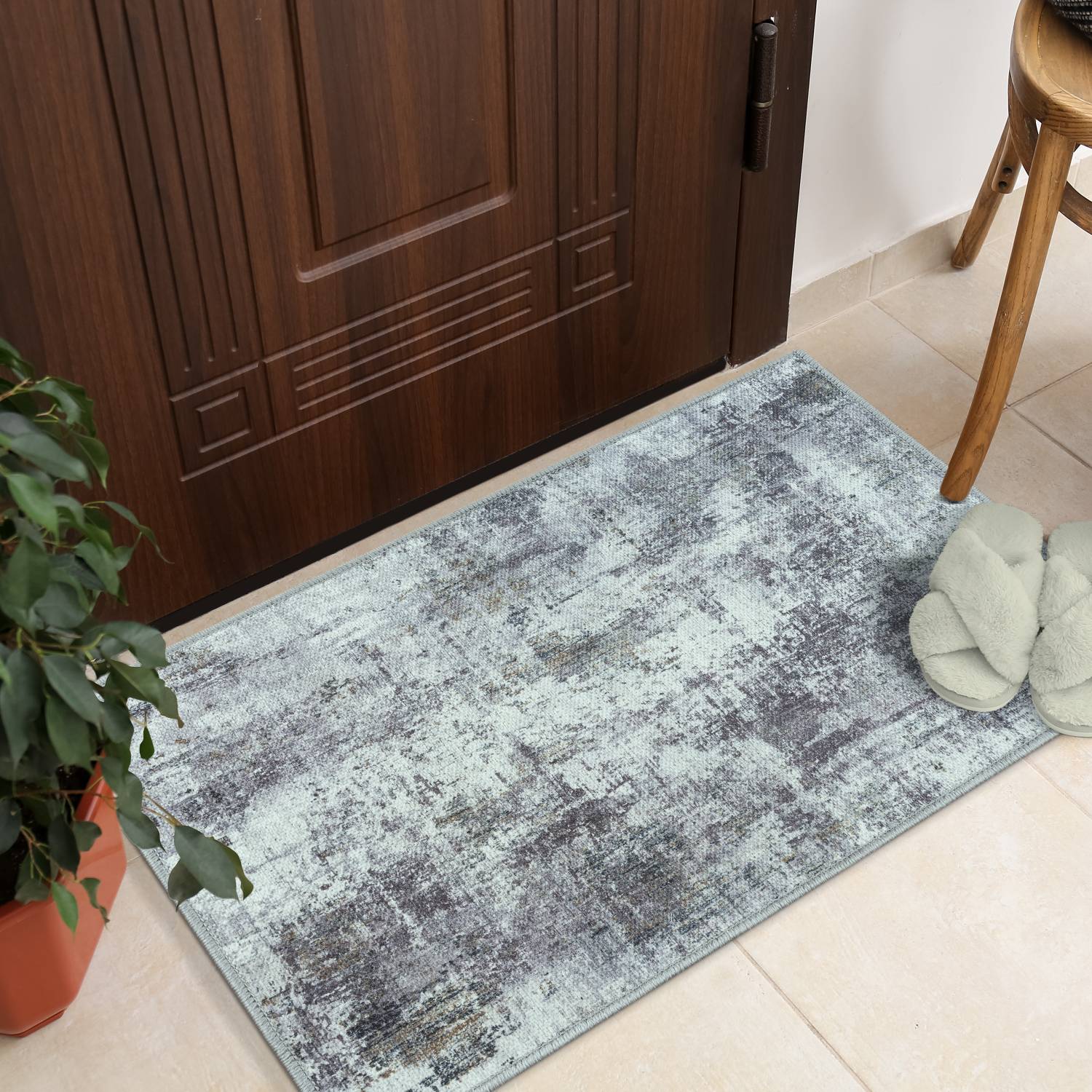 GLN Rugs Persepolis - Machine Washable Area Rug - Turkish Gray Home Rugs