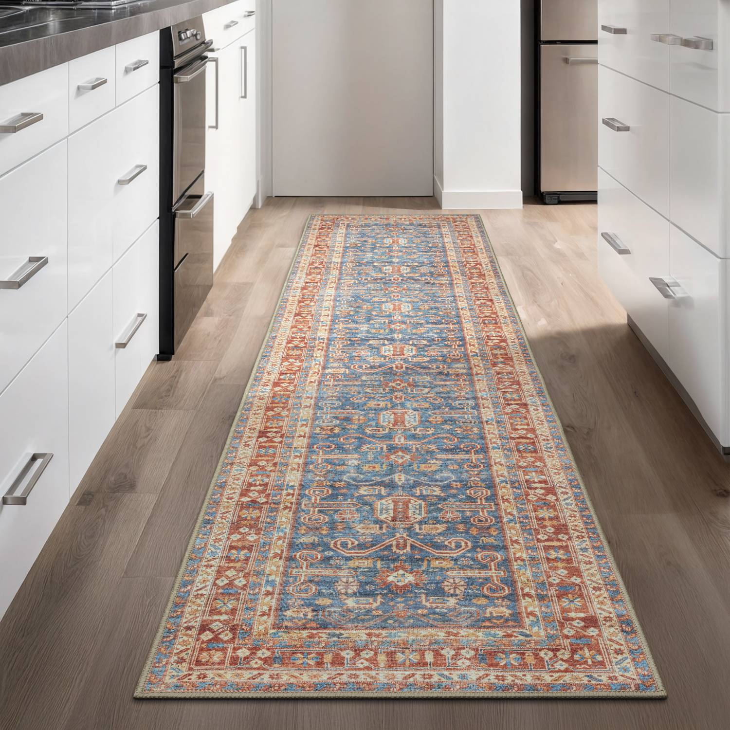 GLN Rugs Jerusalem - Machine Washable Area Rug - Turkish Terra Home Rugs