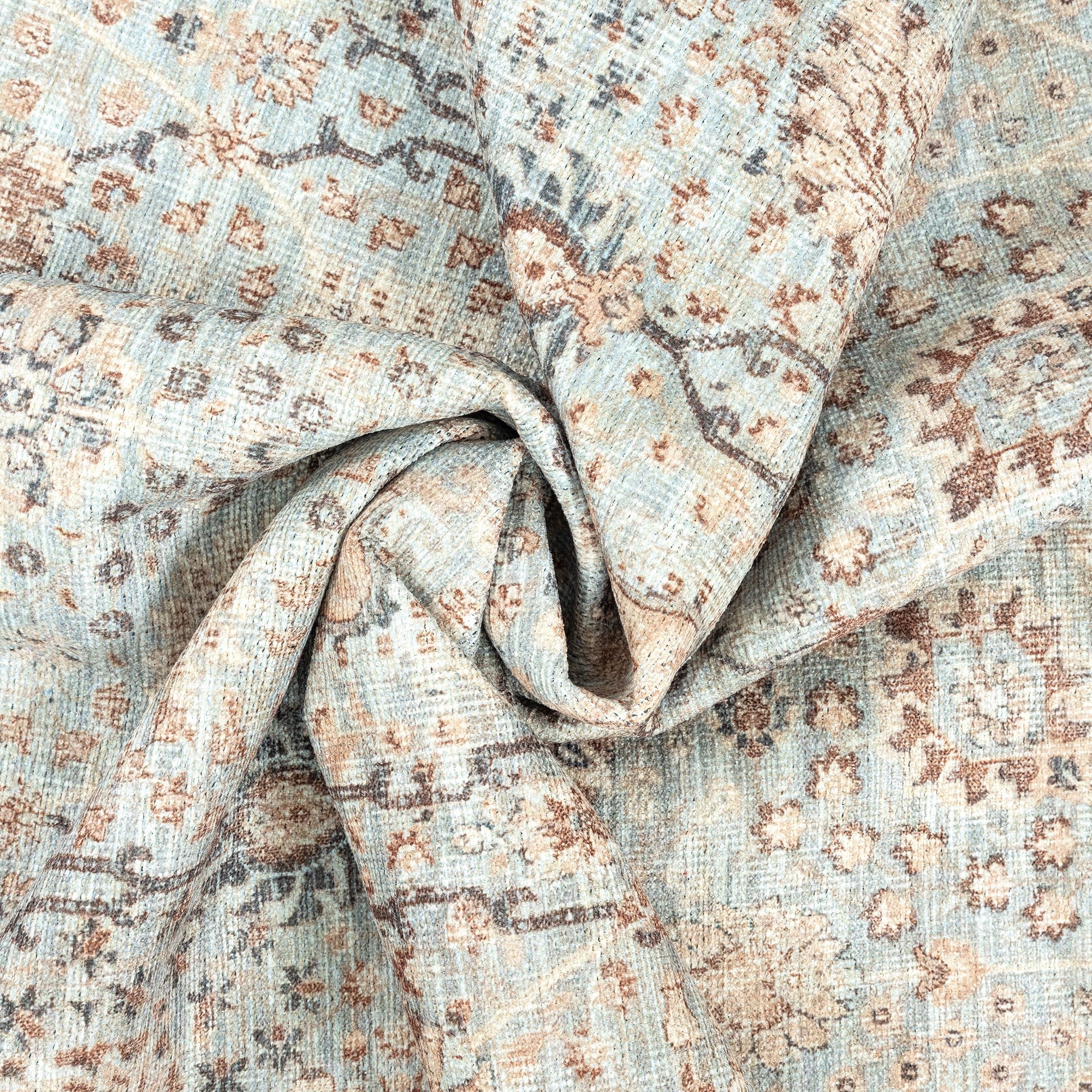 GLN Rugs Samarkand - Machine Washable Area Rug - Turkish Light Blue Home Rugs