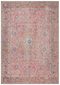GLN Rugs Camelot - Machine Washable Area Rug - Turkish Pink/Coral Home Rugs