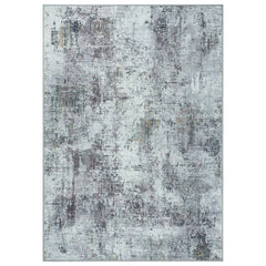 GLN Rugs Persepolis - Machine Washable Area Rug - Turkish Gray Home Rugs