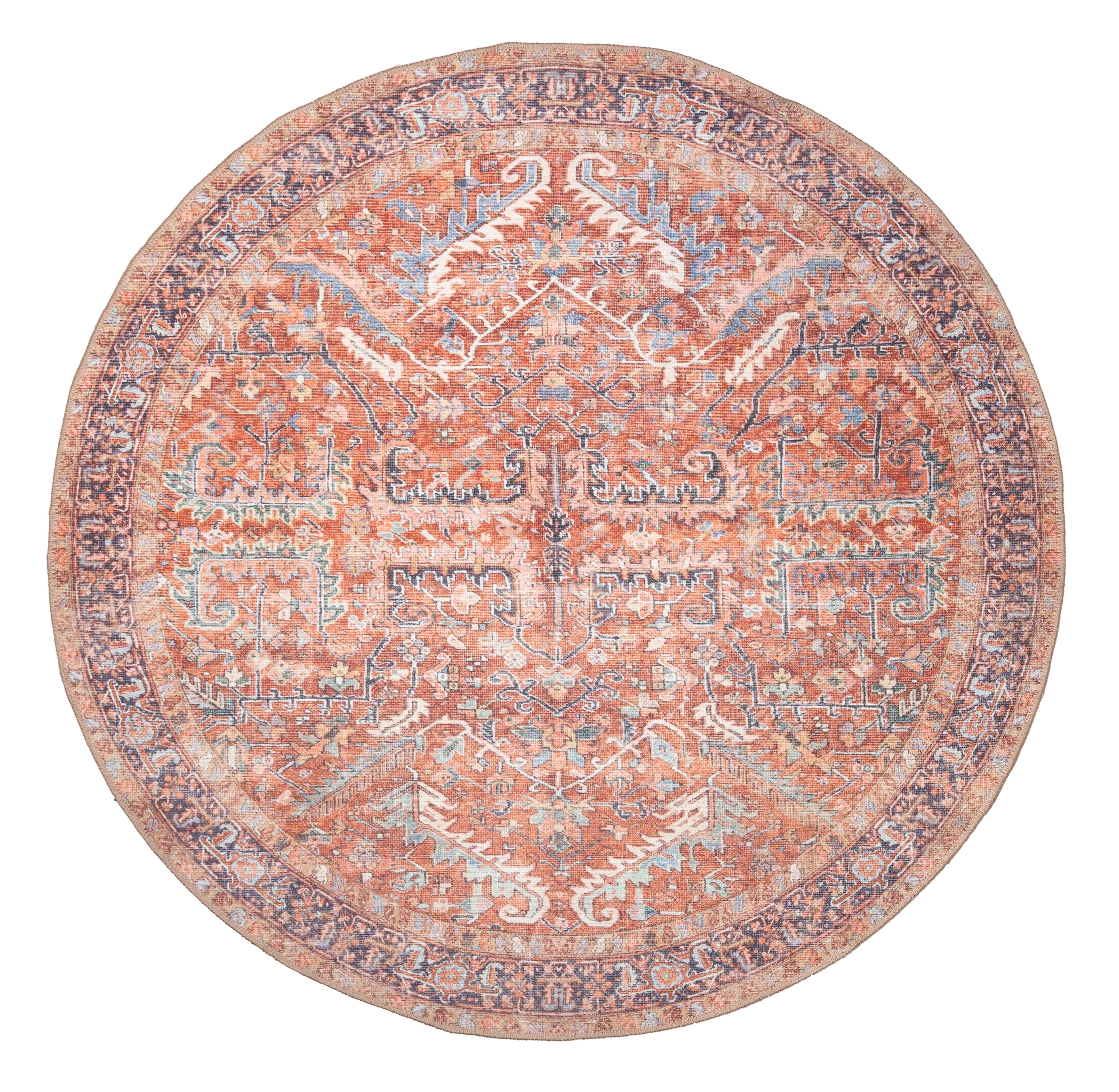 GLN Rugs Babylon - Machine Washable Area Rug - Turkish Terra Home Rugs