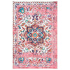 GLN Rugs Serik - Machine Washable Area Rug - Turkish Pink Home Rugs