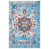 GLN Rugs Narli - Machine Washable Area Rug - Turkish Blue Home Rugs