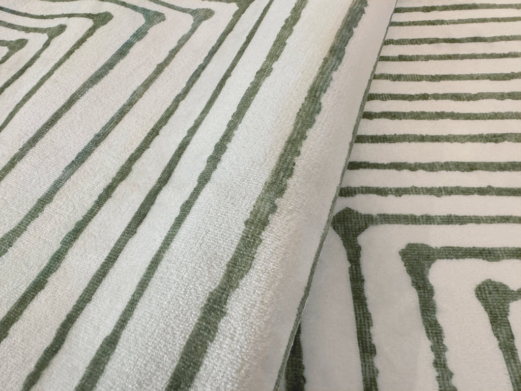 GLN Rugs Milet - Machine Washable Area Rug - Green/Beige Home Rug