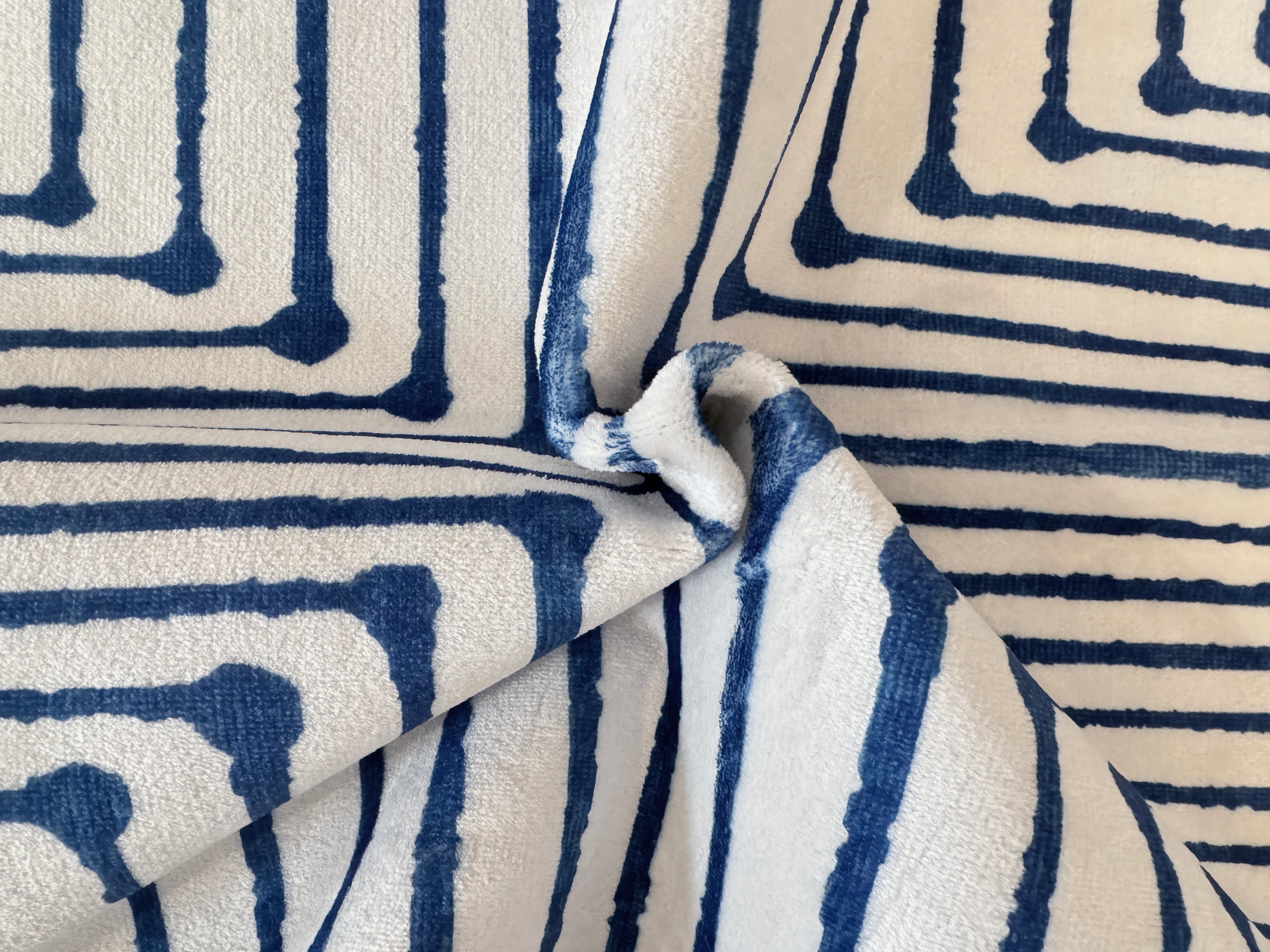 GLN Rugs Teos - Machine Washable Area Rug - Blue/Ivory Home Rug