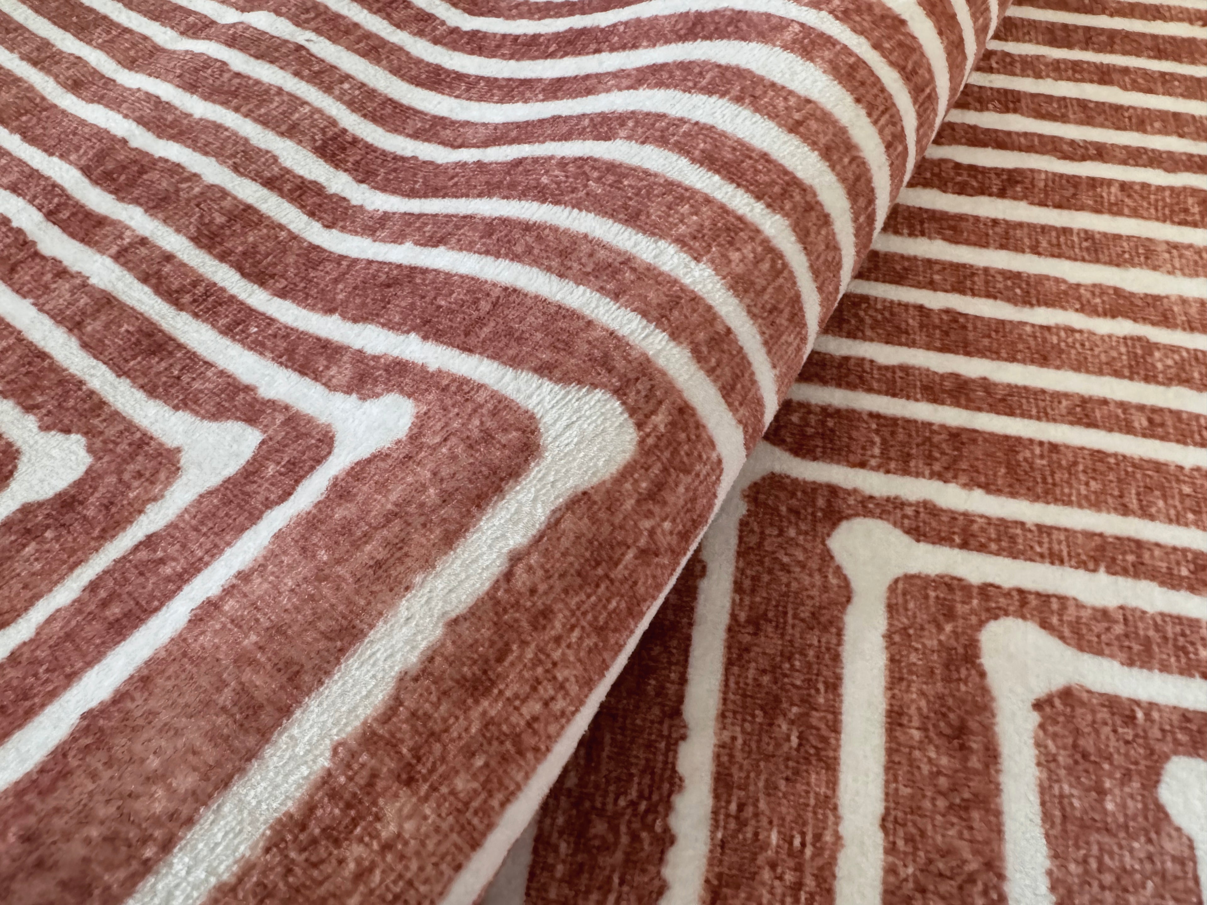 GLN Rugs Knidos - Machine Washable Area Rug - Beige/Orange Home Rug