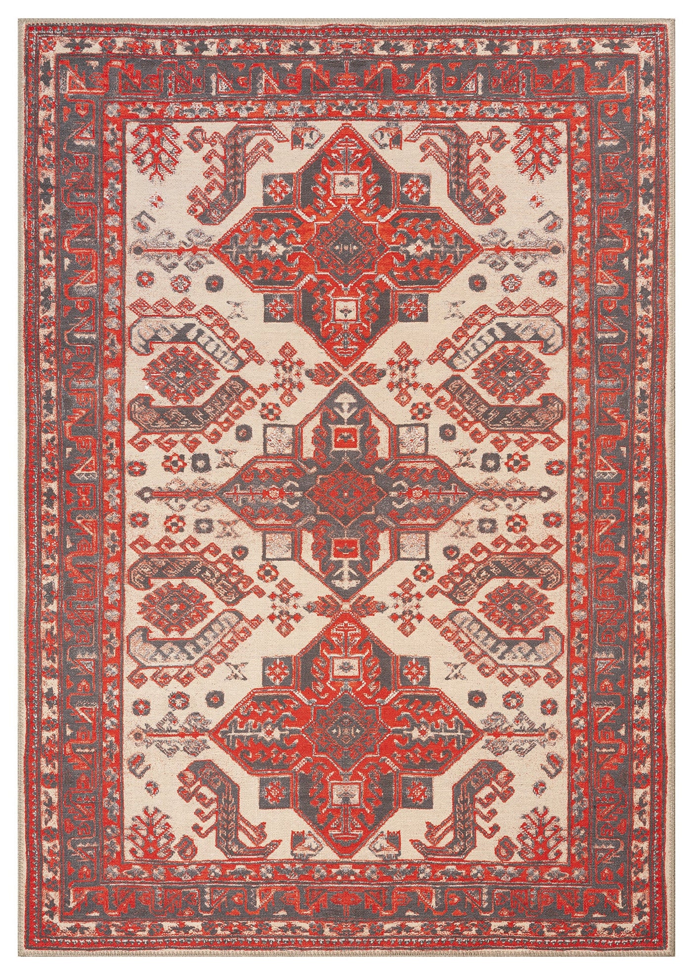 Large Scale Pattern Rug Styles SPARTA Washable Rug: Bold Geometric Patterns & Striking Style – GLN Rugs