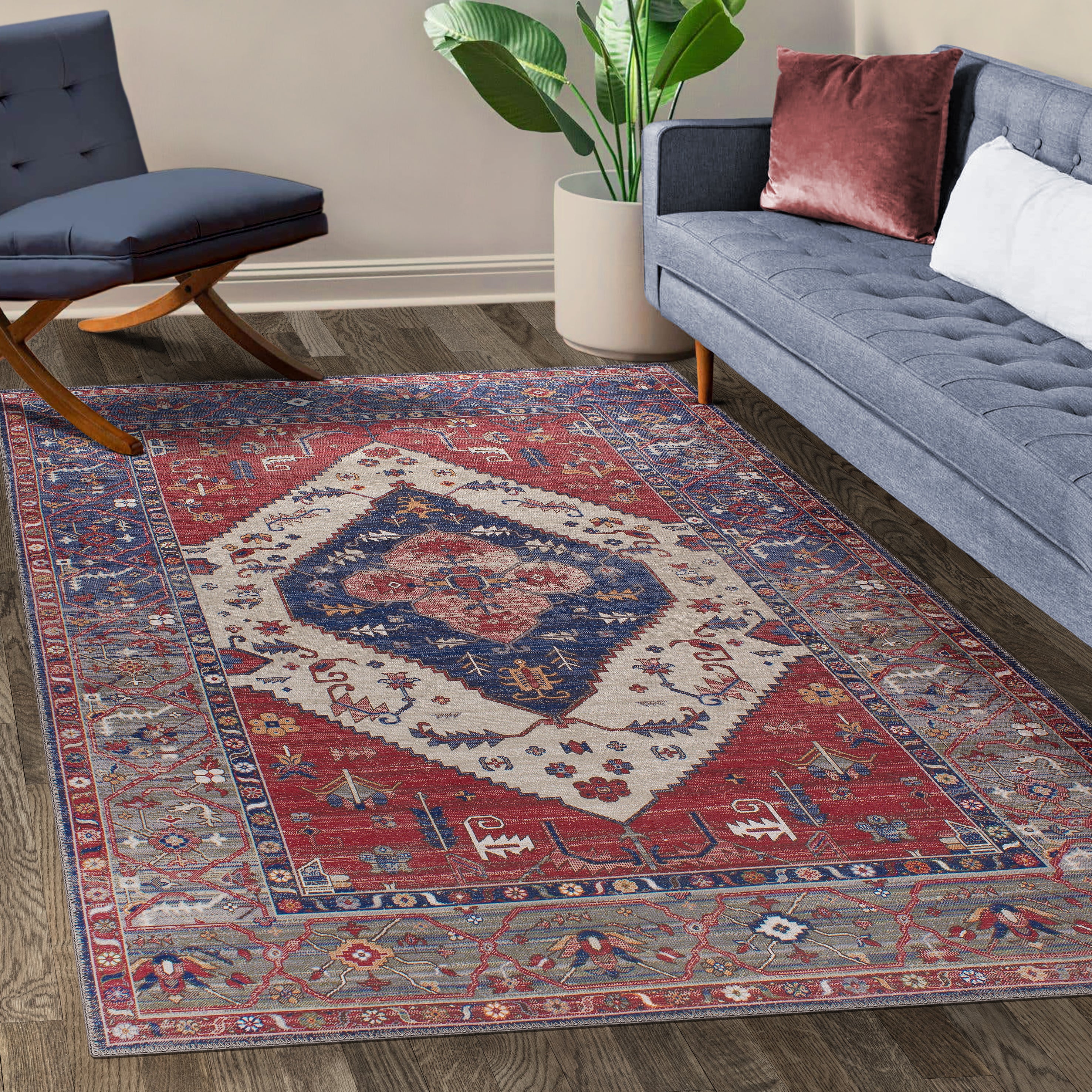 Rectangular Washable Rugs